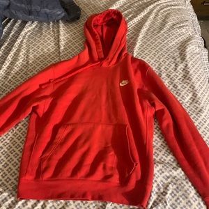 Small Red Nike Hoodie